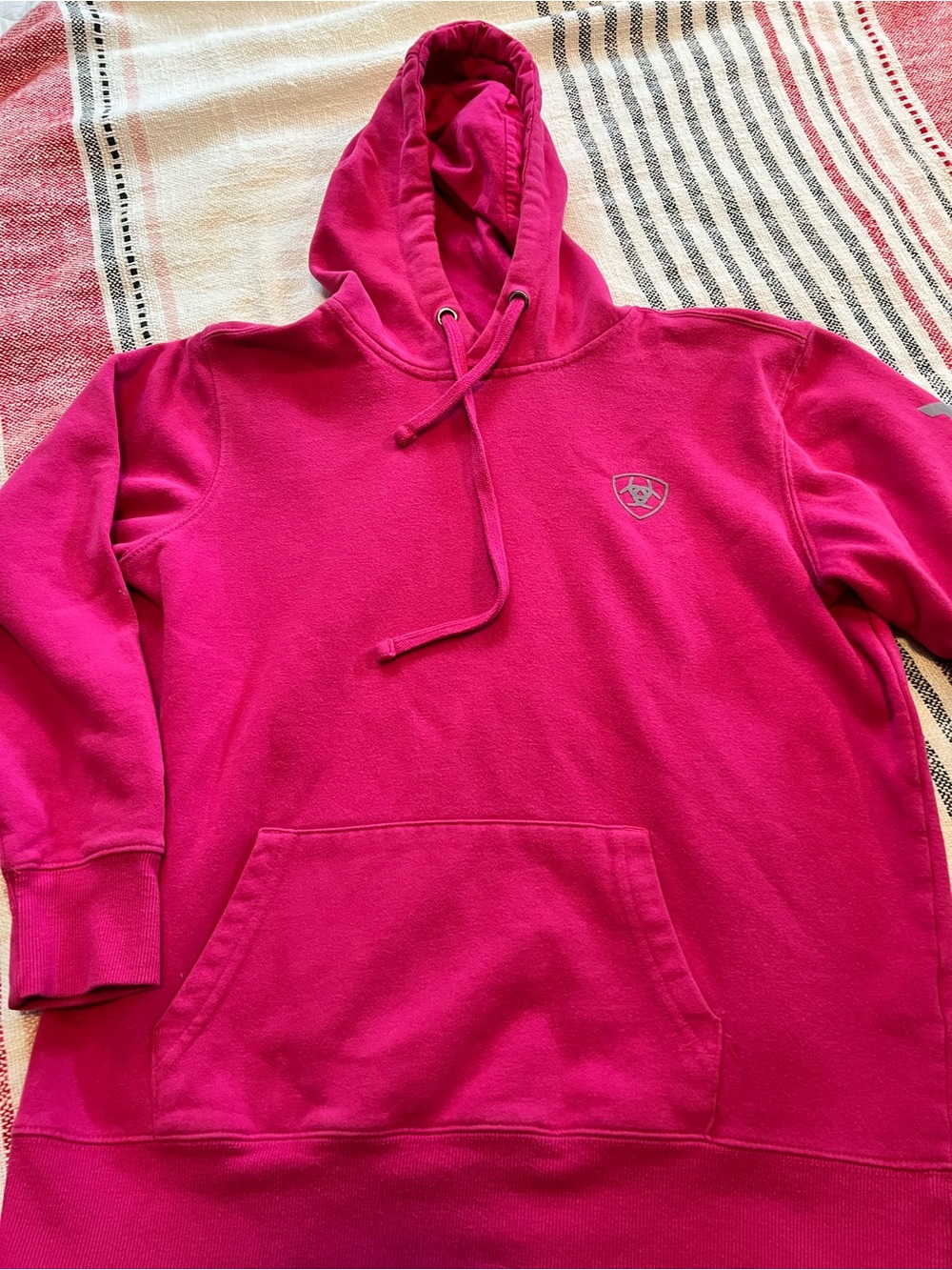 Ariat pink sweatshirt hoodie cowgirl size small